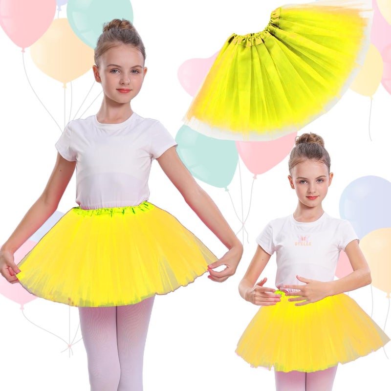 WINROLA Girls Tutu Skirt 3 Layered Tulle Tutu Skirts for 0-8 Year, Birthday Dance Kids Halloween Costume Cosplay Party Supplies - Image 3